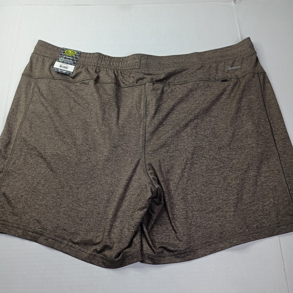 2 Athletic Works Men's Buttercore Shorts Size 2XL XXL Taupe 8" Inseam NWT - Picture 11 of 11